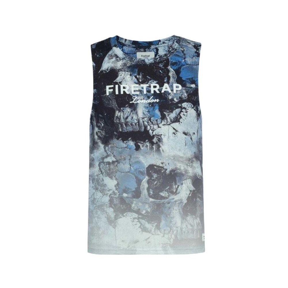 Firetrap Mens Cloud Slim Tank Top / Navy